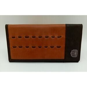 Missouri State University Bears Genuine Leather Men's Check Book Wallet